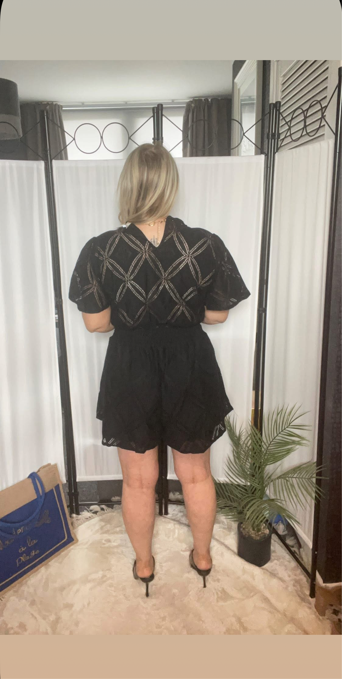THE IMOGEN PLAYSUIT - BLACK