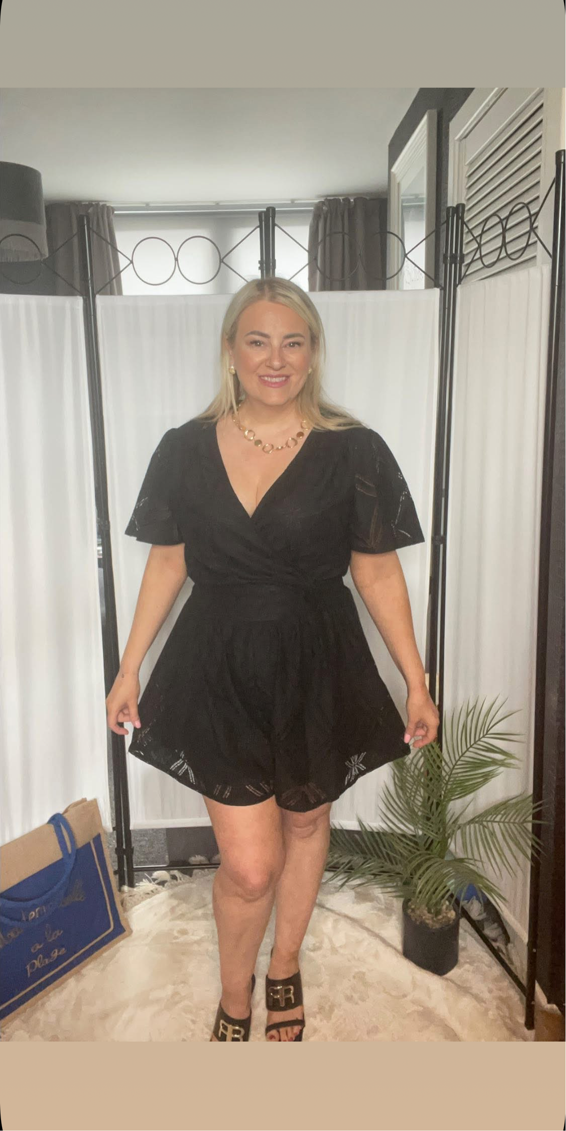 THE IMOGEN PLAYSUIT - BLACK
