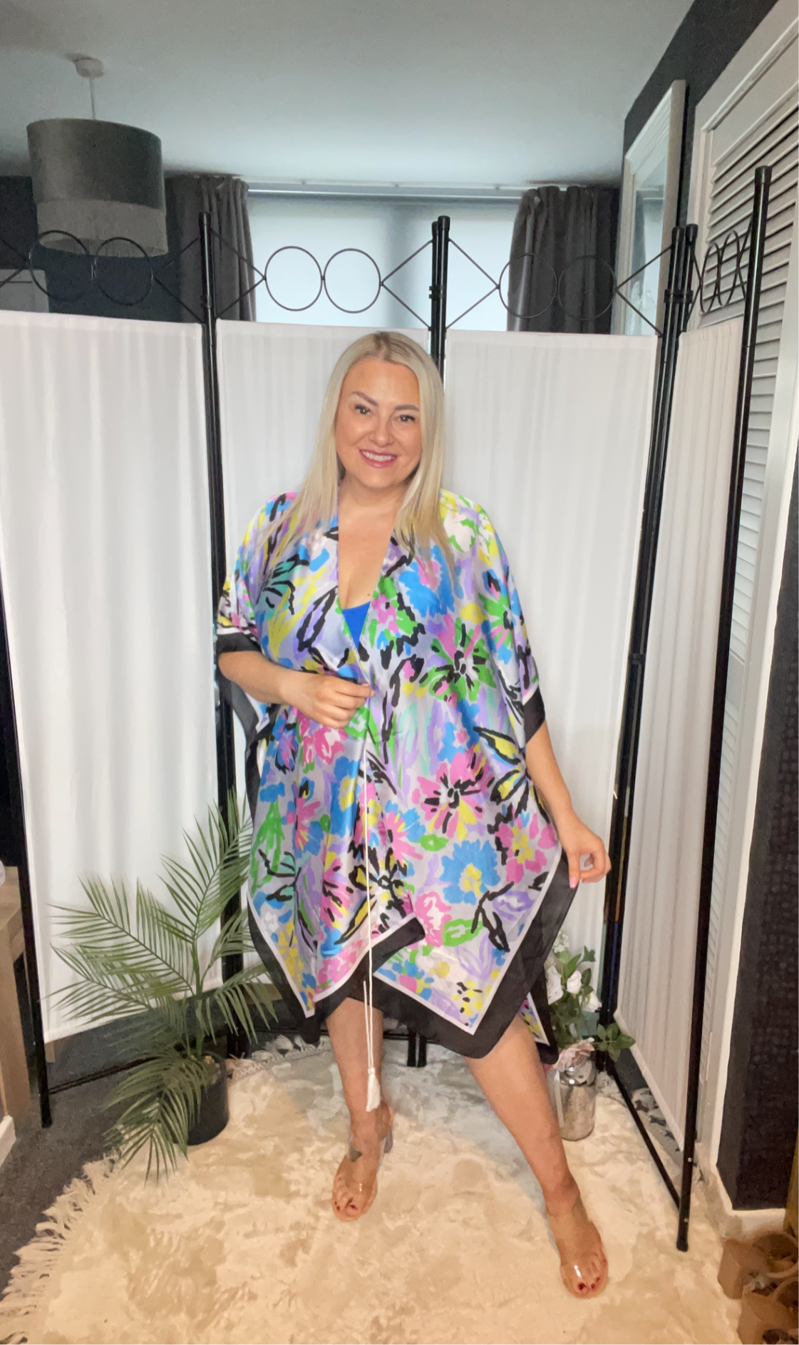 FLOWER KAFTAN - MULTICOLOURED