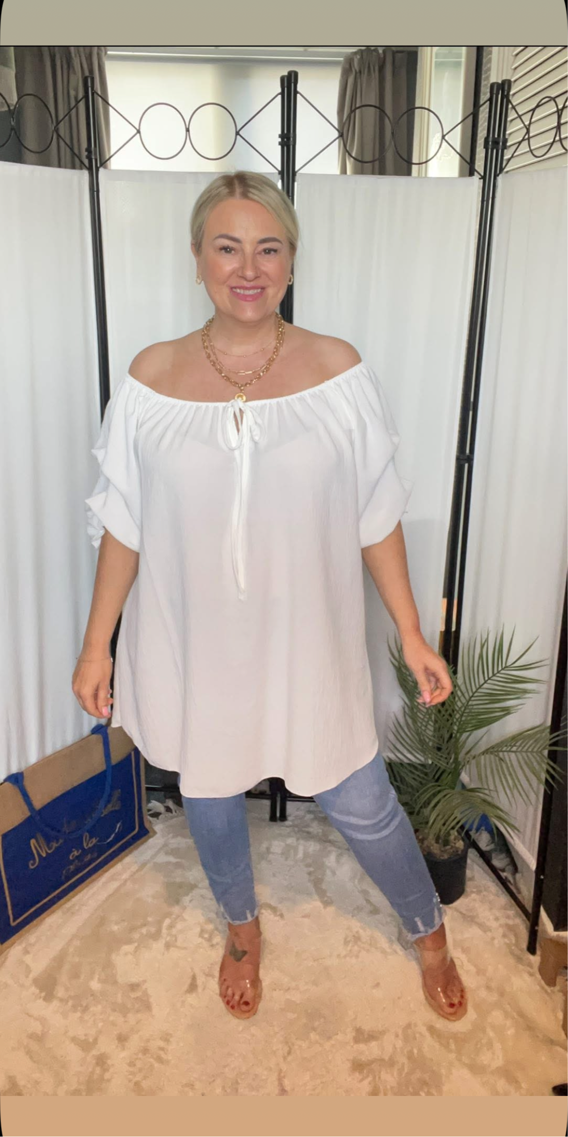 THE CLARA TOP - WHITE