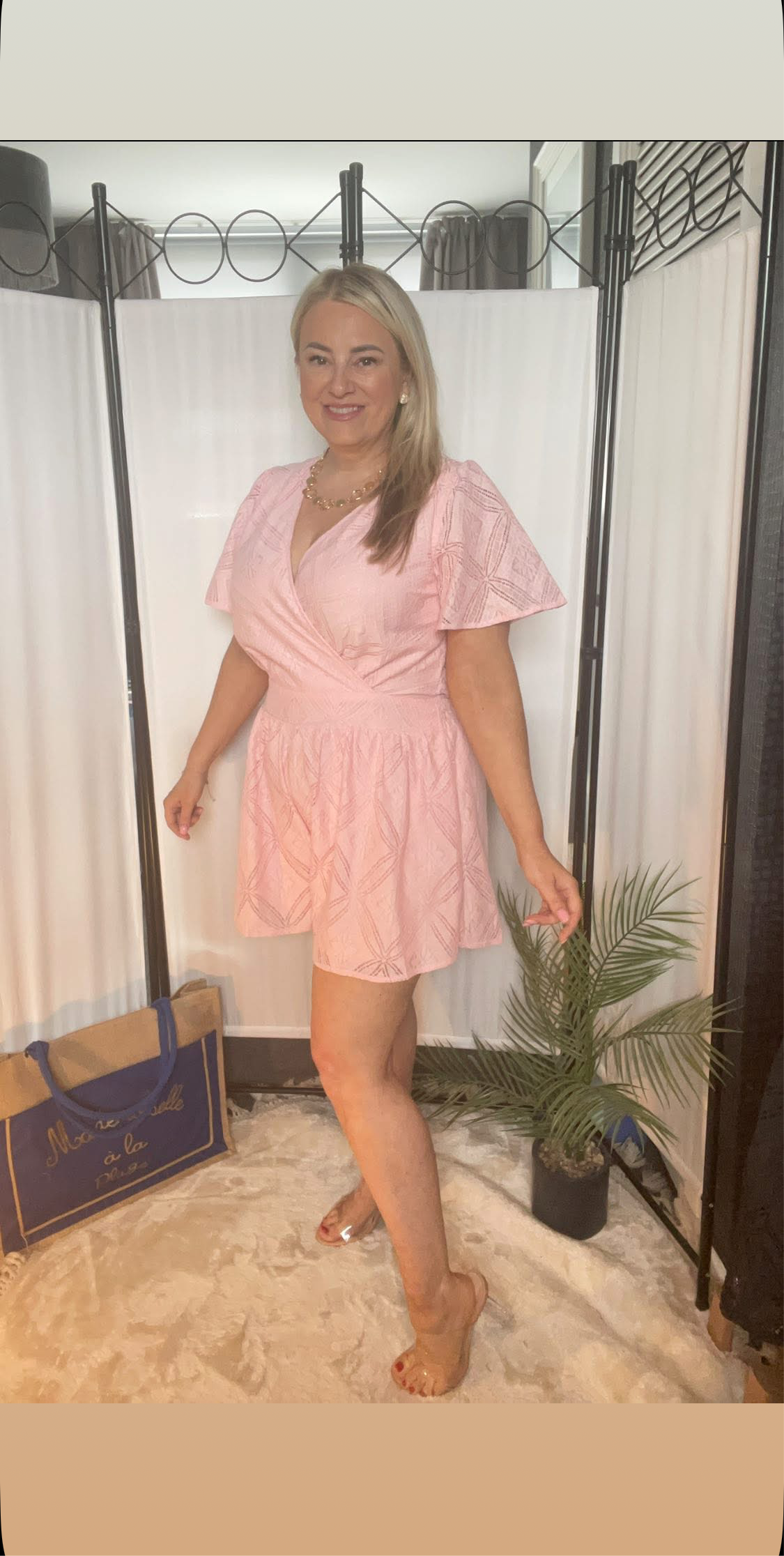 THE IMOGEN PLAYSUIT - PINK