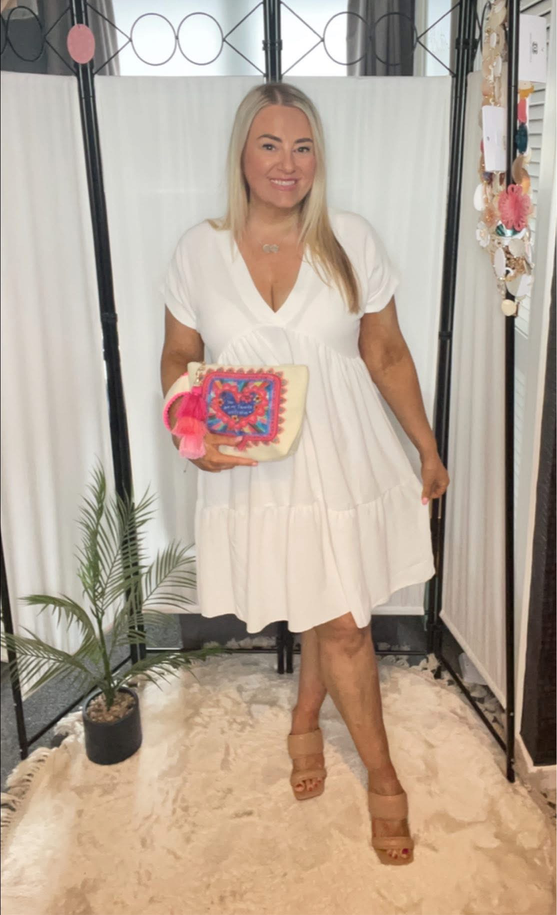 THE SUMMER SMOCK DRESS - WHITE