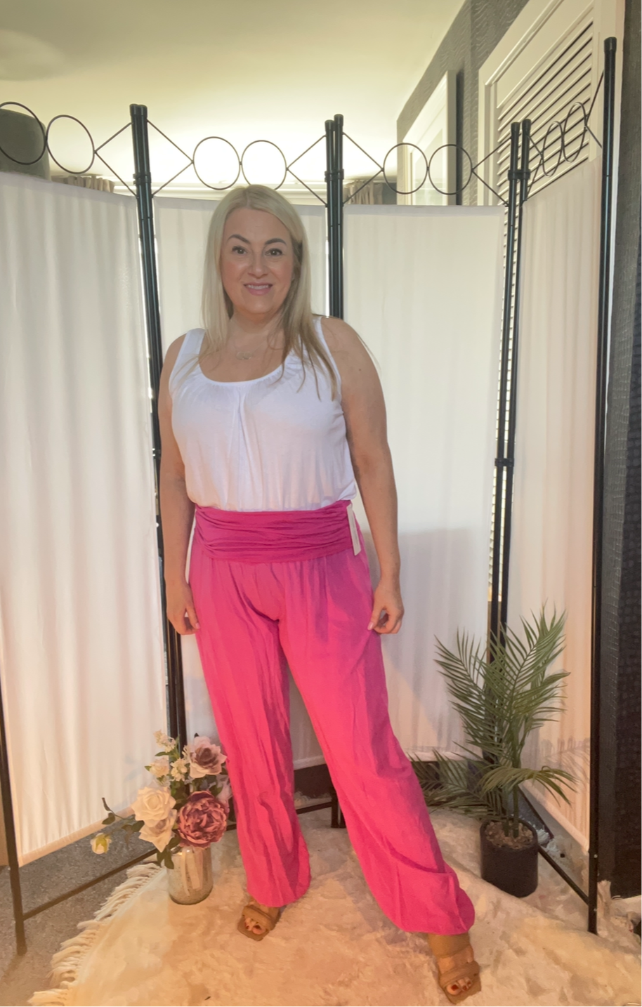 HAREM PANTS - STANDARD - FUCHSIA