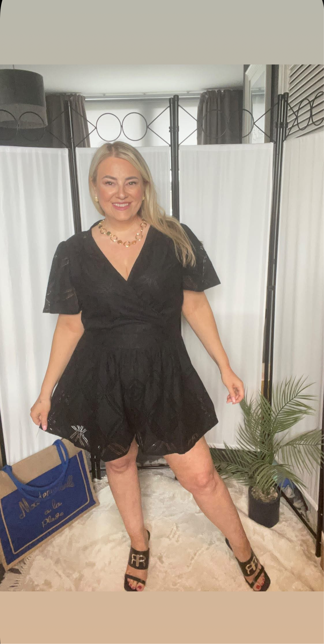 THE IMOGEN PLAYSUIT - BLACK