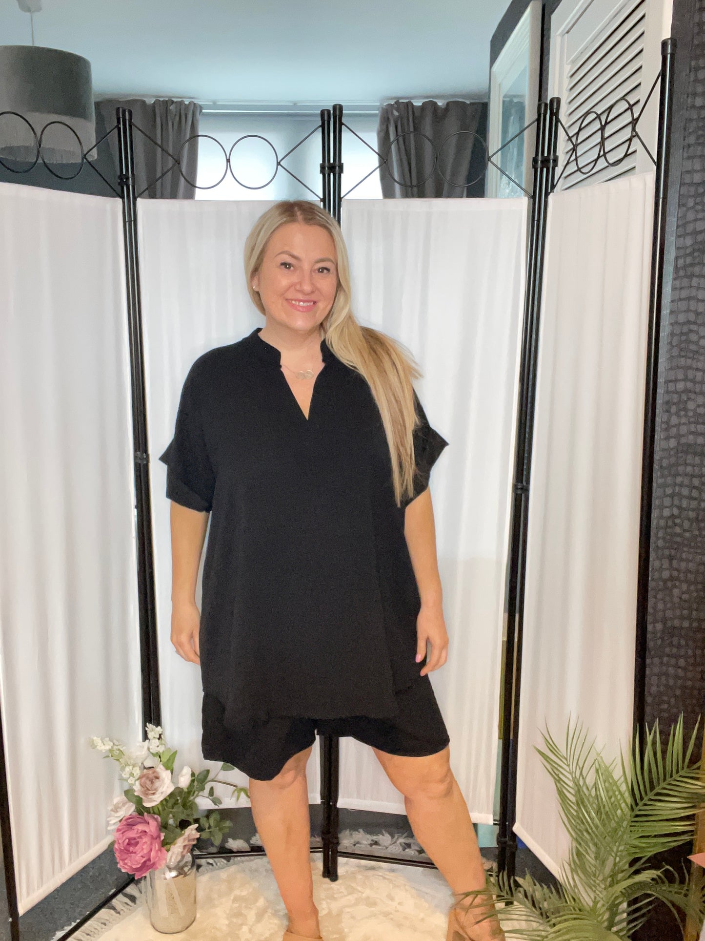 THE SHORT CO-ORD - BLACK