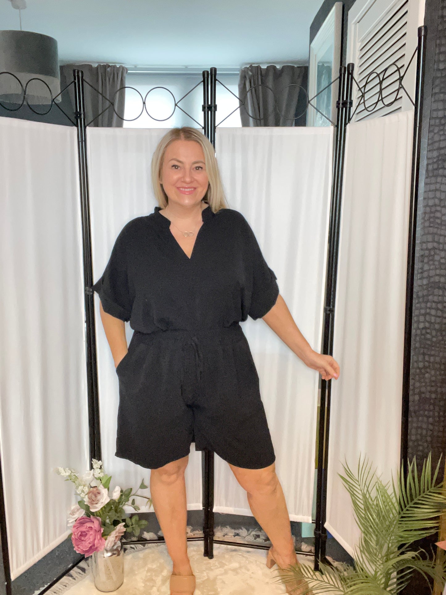 THE SHORT CO-ORD - BLACK