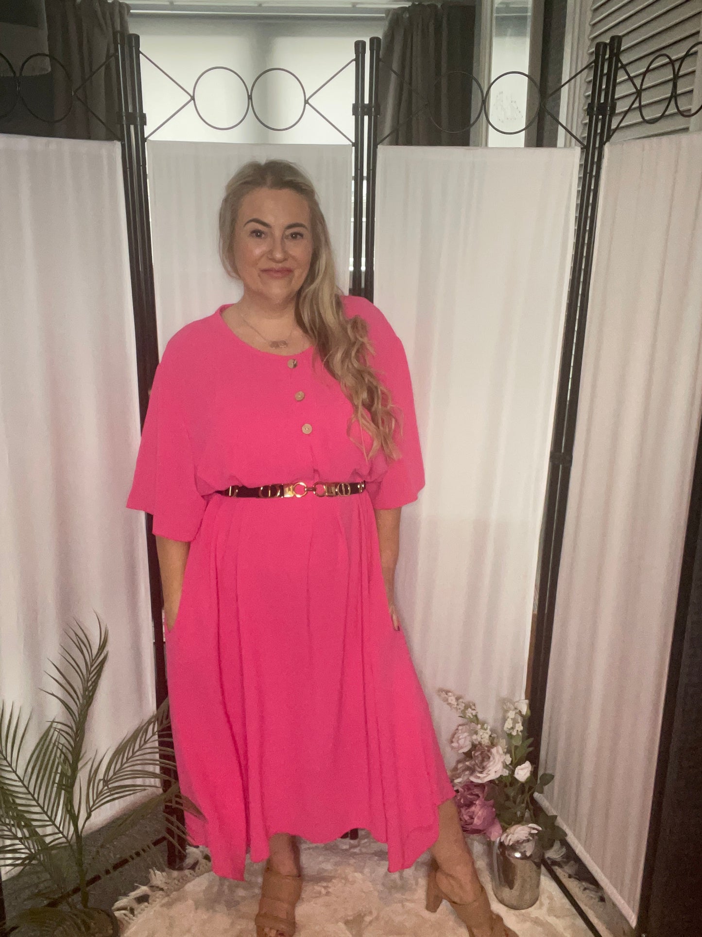 THE DANNI DRESS - PINK
