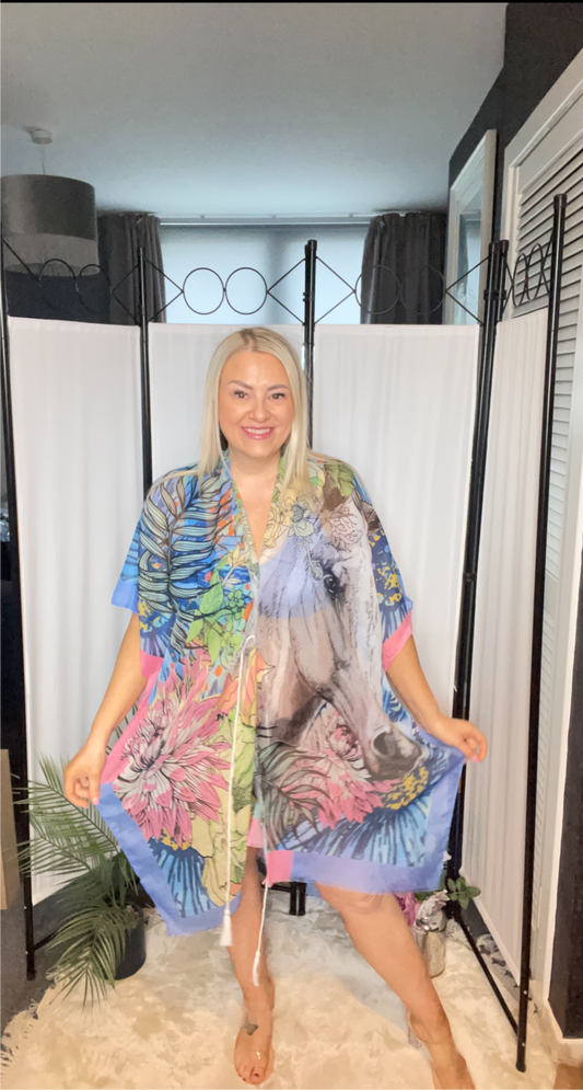 WHITE HORSE KAFTAN