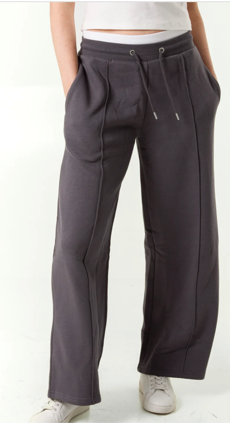 THE ABBIE JOGGERS - HEATHER GREY