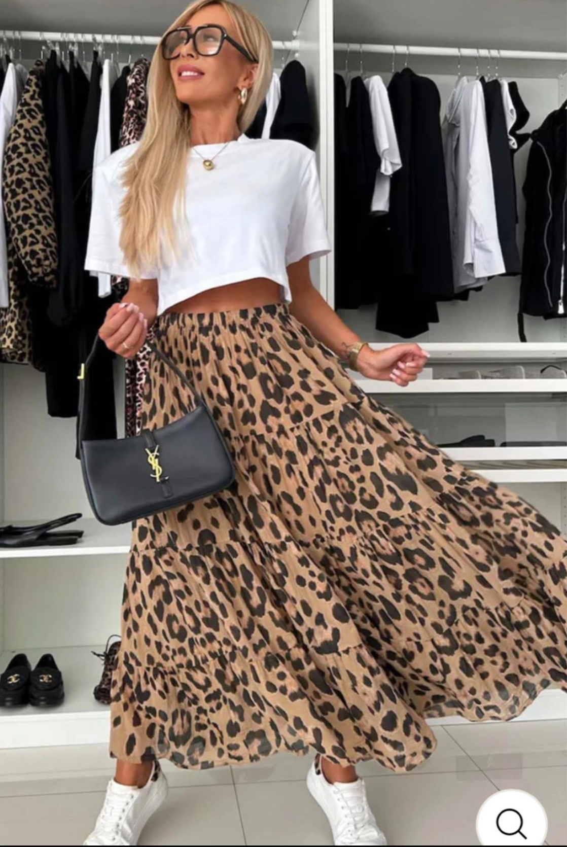 THE LEOPARD PRINT MAXI SKIRT