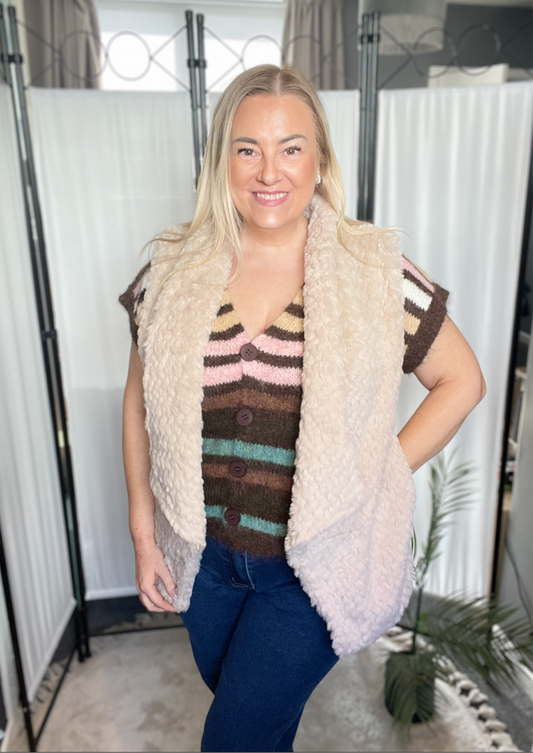 THE DAKOTA WAISTCOAT - LIGHT BEIGE