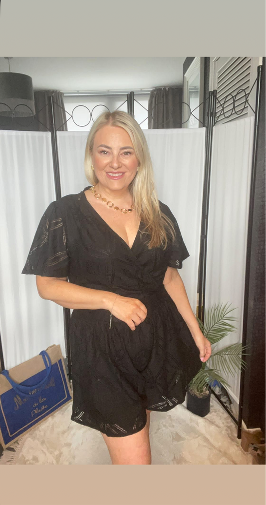 THE IMOGEN PLAYSUIT - BLACK