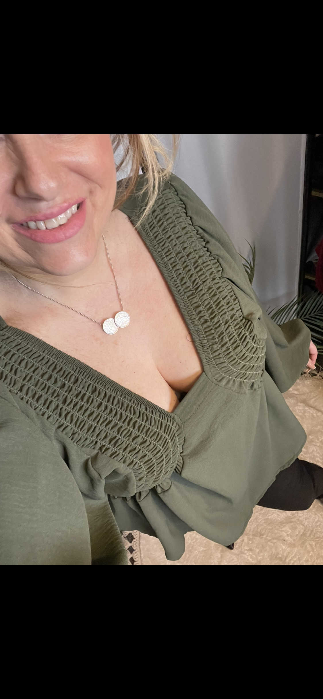 THE FREYA TOP - KHAKI