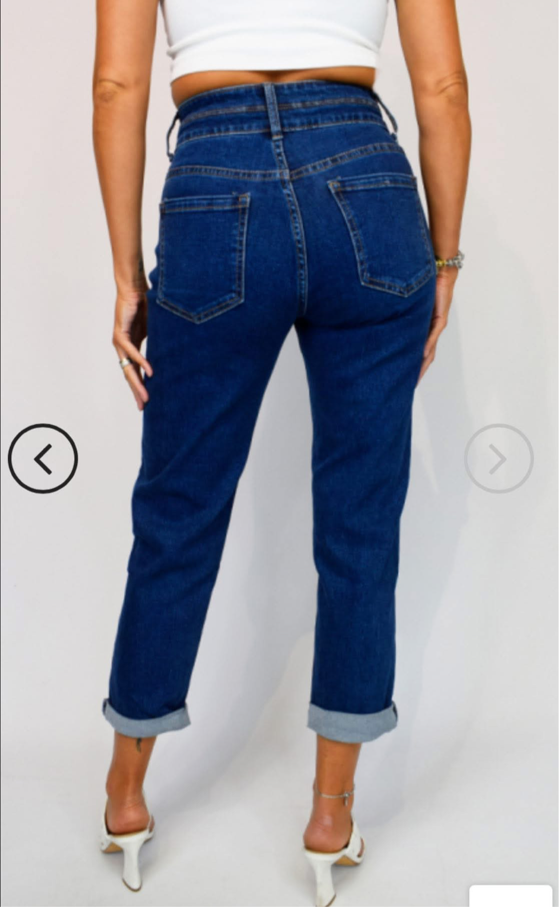 THE MOM JEAN - INDIGO